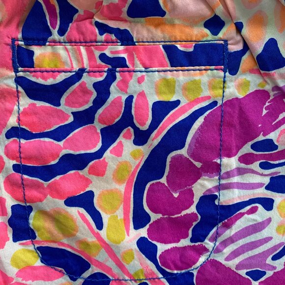 NWOT - Lilly Pulitzer Multicolor Elastic Waist Ocean View Boardshort, XS #357 - Picture 2 of 7